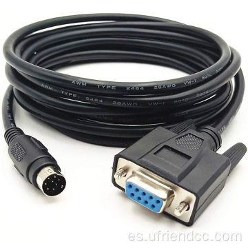 RS232 DB9 a mini cable de serie de 8pin 8pin